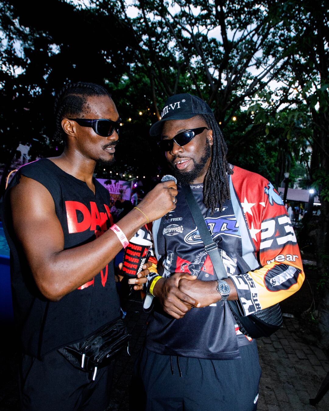 Interview moment at Dare To Live activation